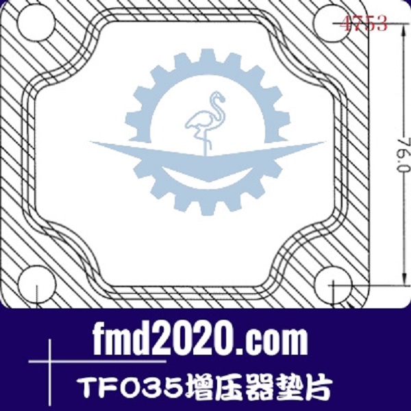 发动机零件图片集配件锋芒机械供应TF035增压器垫片