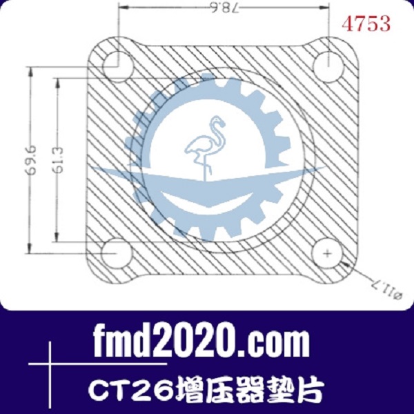 空压机配件摊铺机机械配件锋芒机械供应CT26增压器垫片