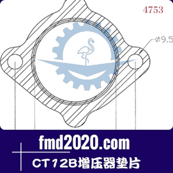 出口双钢压路机配件锋芒机械供应CT12B增压器垫片