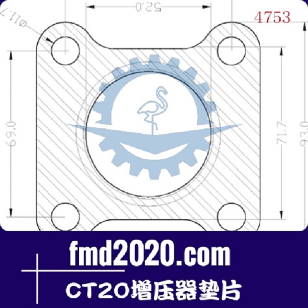 搅拌运输车配件锋芒机械供应CT20增压器垫片