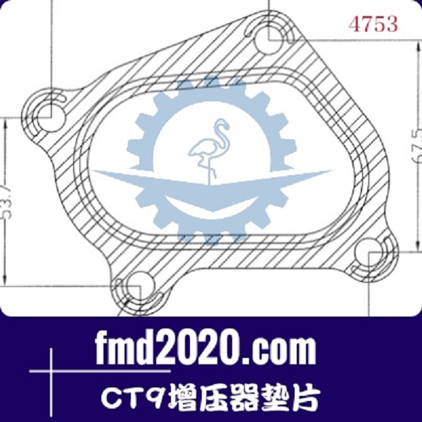 滑移装载机配件锋芒机械供应CT9增压器垫片