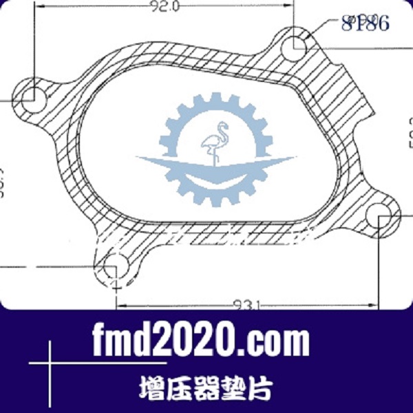 泵车配件锋芒机械供应GARRETT盖瑞特GT15增压器垫片(图1)