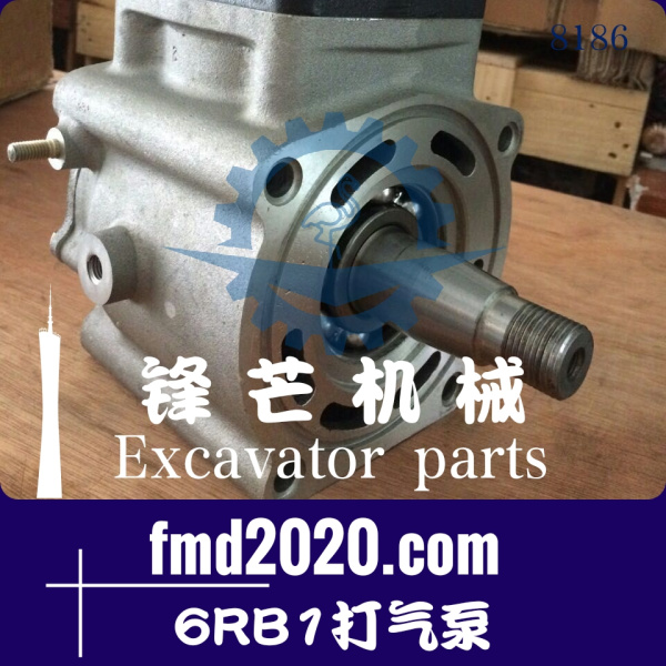 发动机零件日立挖掘机配件EX400-1，6RB1打气泵(图1)