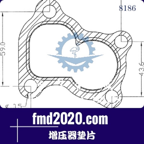 油罐车配件锋芒机械供应3K增压器KP35增压器垫片(图1)