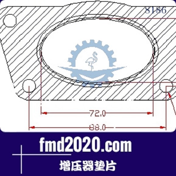 压路机零件锋芒机械供应GARRETT盖瑞特GT15P增压器垫片(图1)