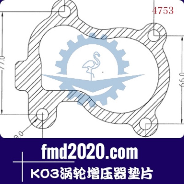 铣刨机零件锋芒机械供应GT15，K03涡轮增压器垫片