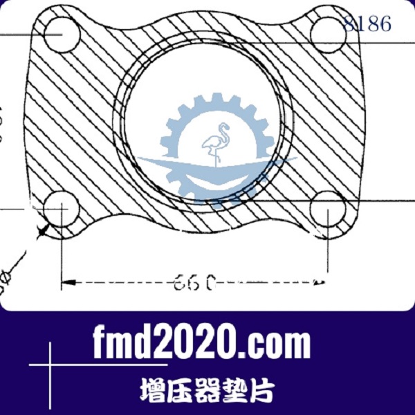 铣刨机零件锋芒机械供应GARRETT盖瑞特GT15增压器垫片(图1)