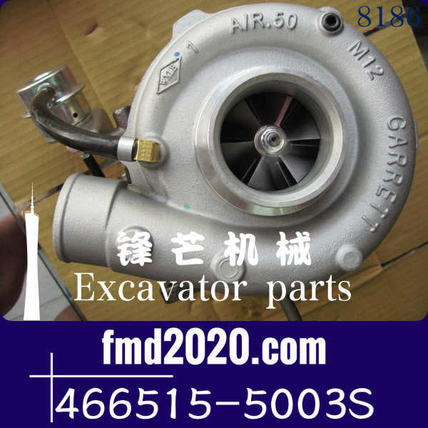 五十铃发动机6HE1TC增压器8943946080，466515-5003S(图1)