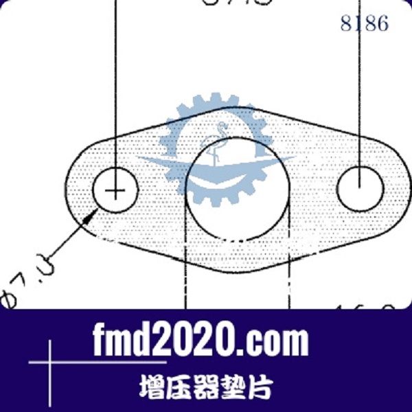 挖掘机零件锋芒机械供应GT15，GT20，KP35增压器垫片(图1)