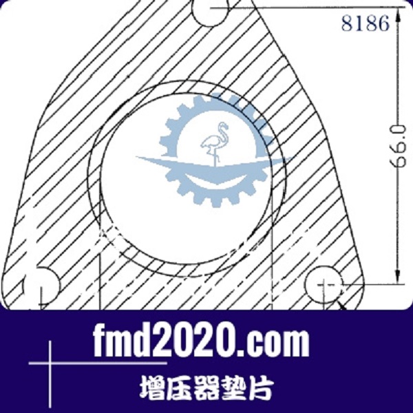 推土机配件锋芒机械供应GARRETT盖瑞特GT15P增压器垫片(图1)