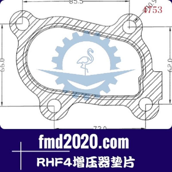 推土机零件锋芒机械供应GT15，RHF4增压器垫片