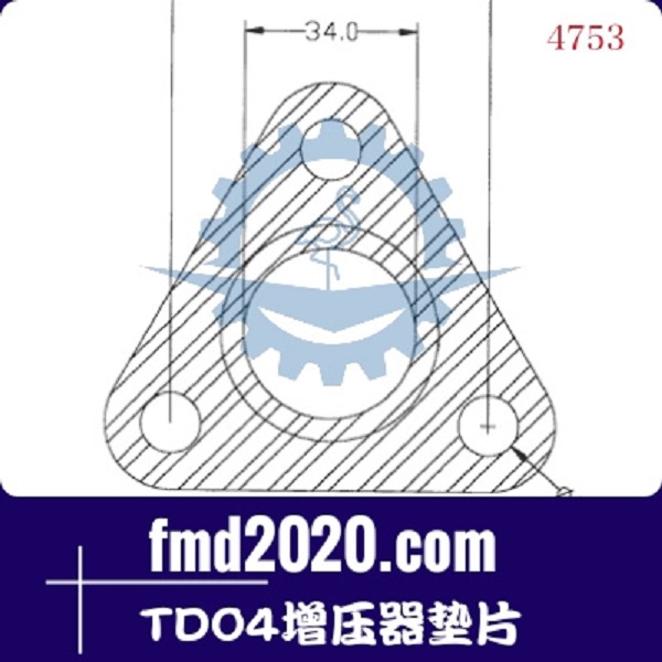 起重机配件锋芒机械供应TF035，TD04增压器垫片