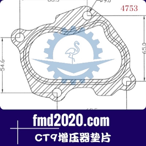 工程机械起重机配件锋芒机械供应CT9增压器垫片