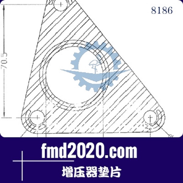 破碎机零件锋芒机械供应GT15，GT17V，K03增压器垫片(图1)