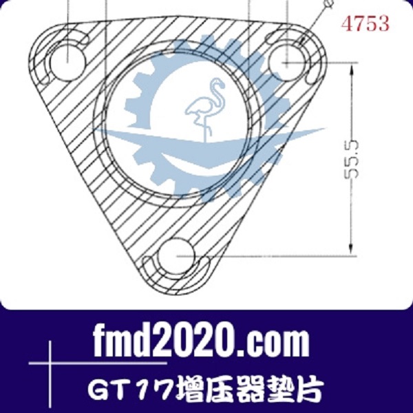 破碎机零件锋芒机械供应GARRETT盖瑞特GT17增压器垫片