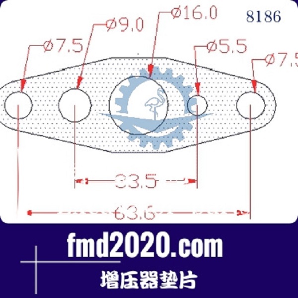 破碎机零件锋芒机械供应GARRETT盖瑞特GT15，GT17V增压器垫片(图1)