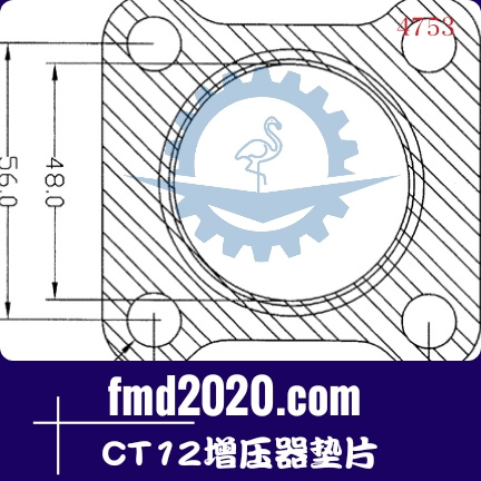 履带挖掘机配件锋芒机械供应CT9，CT12增压器垫片