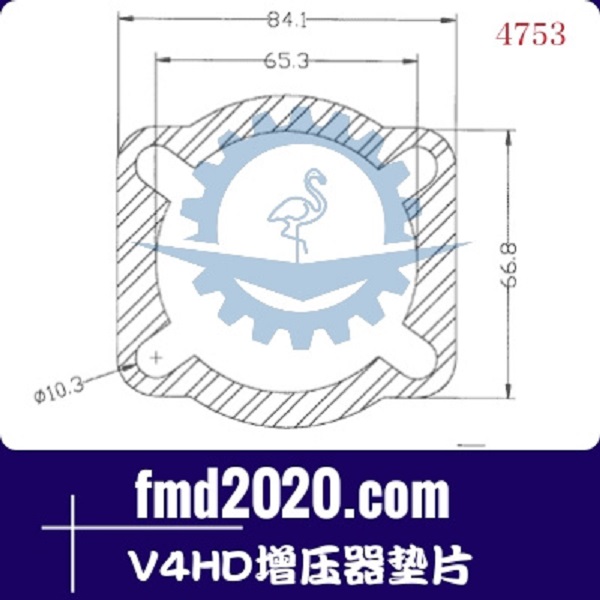 工程机械路面机械配件锋芒机械供应V4HD增压器垫片(图1)
