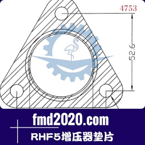 外贸出口路面机械配件锋芒机械供应RHF5增压器垫片