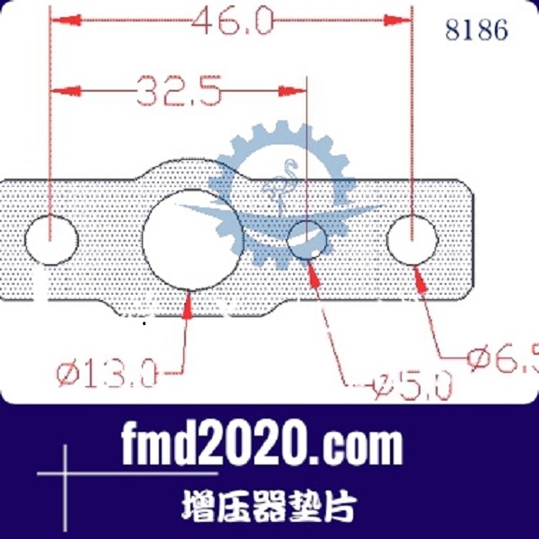 沥青摊铺机零件锋芒机械供应盖瑞特GARRETT增压器GT15Z增压器垫片(图1)