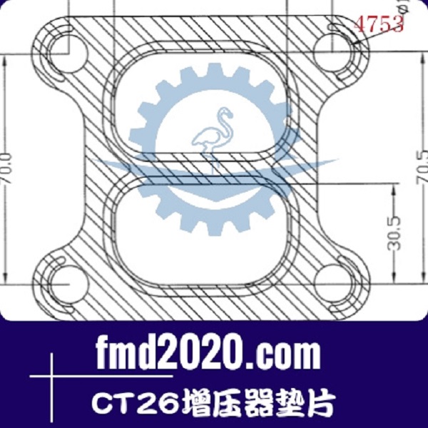 沥青搅拌站配件锋芒机械供应CT26增压器垫片