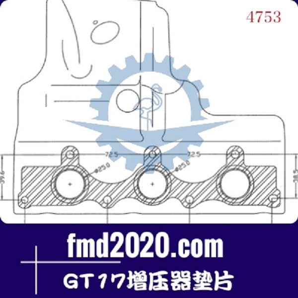 轮式挖掘机零件锋芒机械供应GARRETT盖瑞特GT17增压器垫片