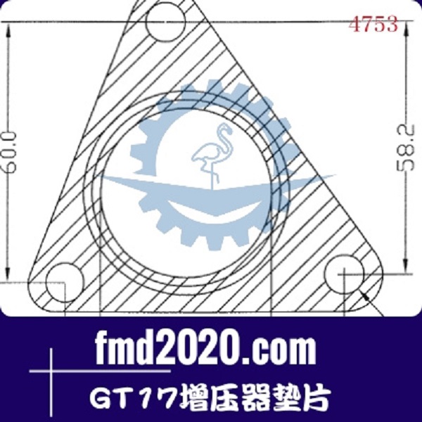 空气压缩机零件锋芒机械供应GARRETT盖瑞特GT17增压器垫片