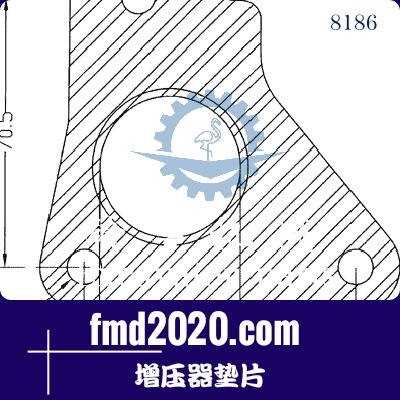 掘进机配件锋芒机械供应GT15，GT17V，K03增压器垫片(图1)