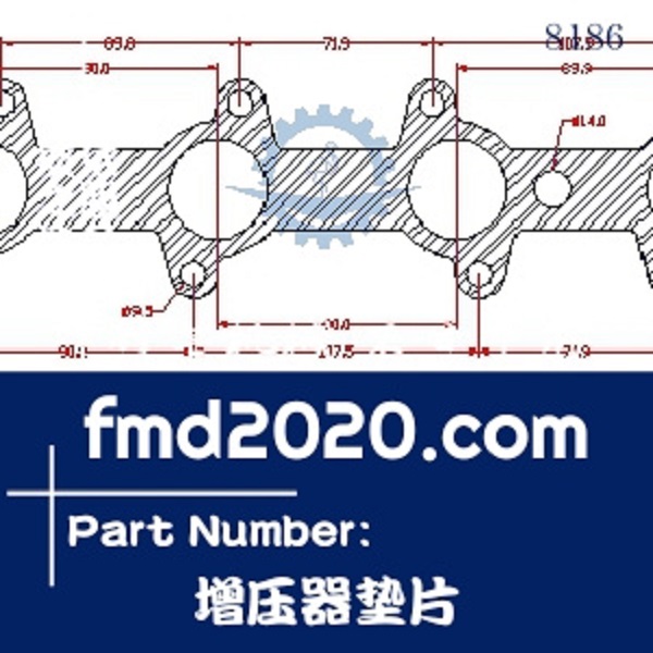 压路机零件锋芒机械供应GARRETT盖瑞特GT17V增压器垫片