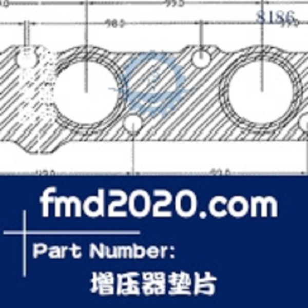 旋挖钻零件锋芒机械供应GT20，TF35增压器垫片(图1)