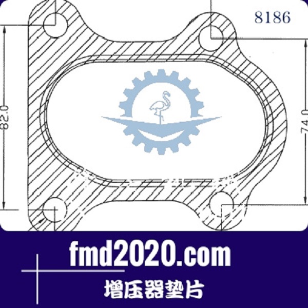 旋挖钻井机械零件锋芒机械供应GT22，K16增压器垫片(图1)