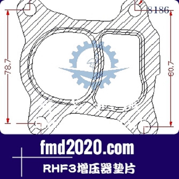 港口设备随车起重机配件锋芒机械供应RHF3增压器垫片