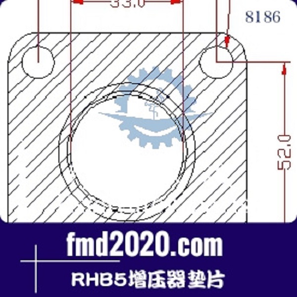 全地面起重机配件锋芒机械供应RHB5增压器垫片(图1)