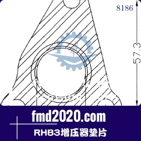 工程机械起重机配件锋芒机械供应RHB3增压器垫片(图1)
