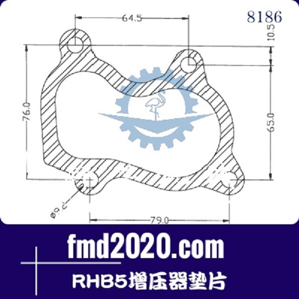 轮式挖掘机配件锋芒机械供应RHB5增压器垫片