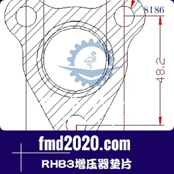 路面养护机械配件锋芒机械供应RHB3增压器垫片