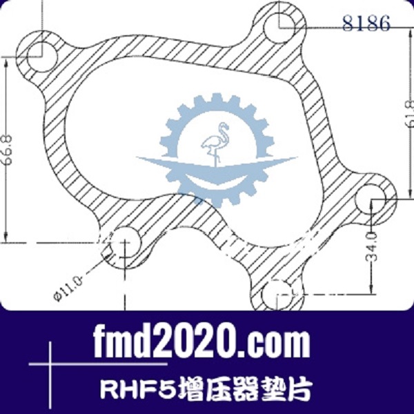 矿用卡车配件锋芒机械供应RHB5，RHF5增压器垫片