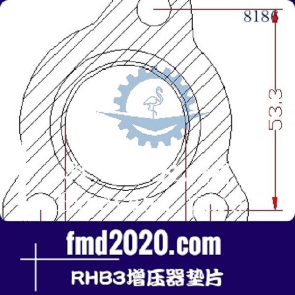 港口设备矿用卡车配件锋芒机械供应RHB3增压器垫片