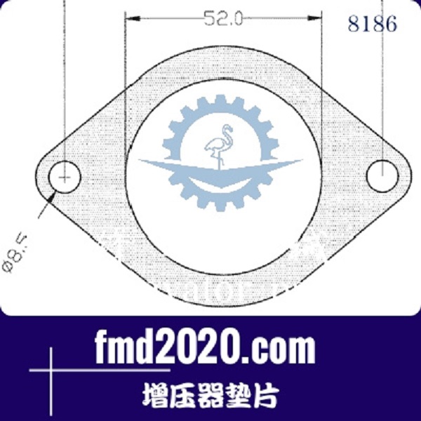 混凝土配件锋芒机械供应TBO2，TB28增压器垫片(图1)