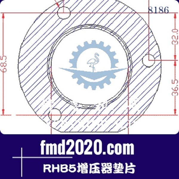 混凝土配件锋芒机械供应RHB3，RHB5增压器垫片