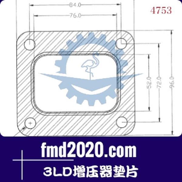 滑移装载机配件锋芒机械供应3LD增压器垫片