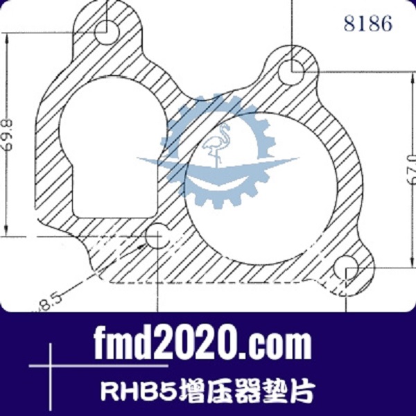 滑移装载机配件锋芒机械供应RHB5增压器垫片