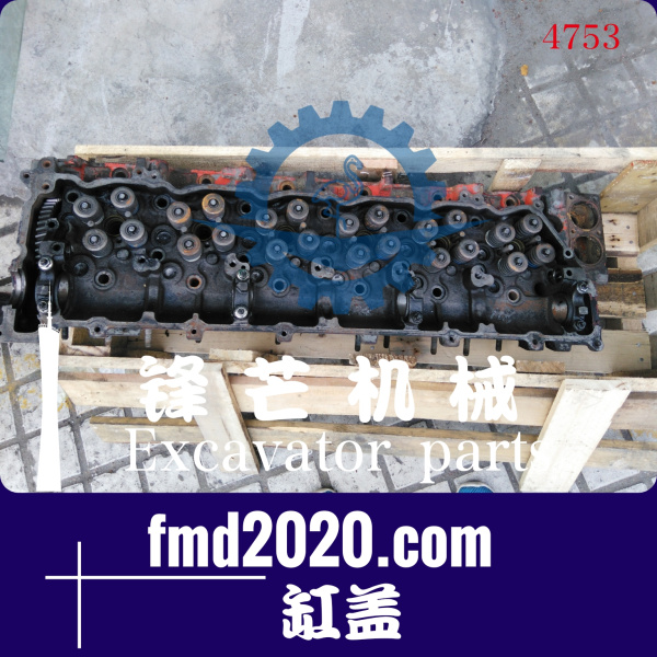 工程机械供应电喷发动机配件五十铃6HK1缸盖拆车(图1)