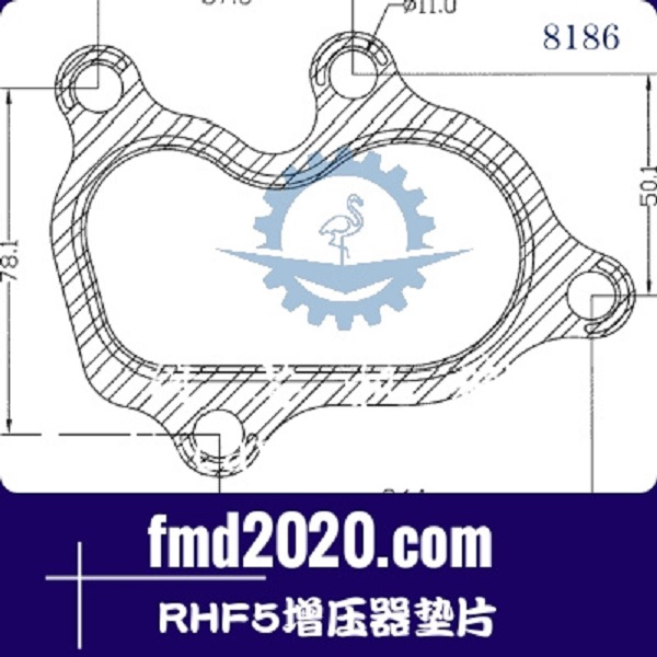 非公路卡车配件锋芒机械供应RHB5，RHF5增压器垫片