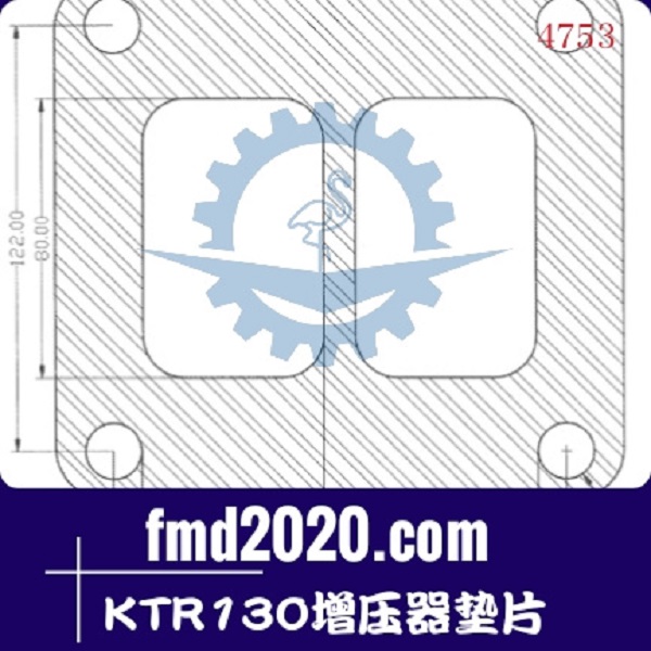 打气泵配件锋芒机械供应S500，KTR130增压器垫片(图1)