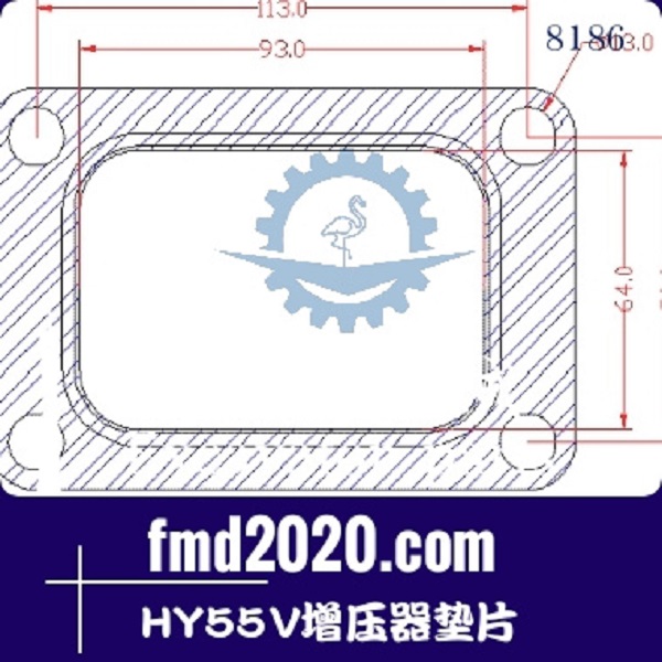 打气泵配件锋芒机械供应HY55V增压器垫片