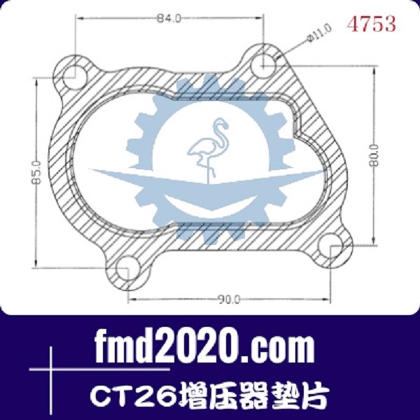 勾机配件堆高机配件锋芒机械供应CT26增压器垫片