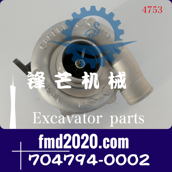T04E73神钢挖掘机配件SK330-6，6D16T涡轮增压器704794-0002(图1)