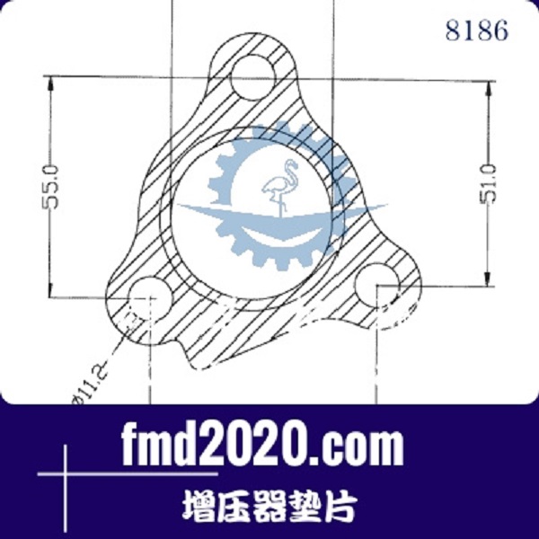 筑路机械配件锋芒机械供应TBO2增压器垫片