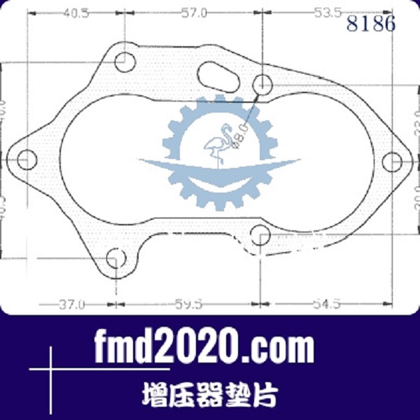 勾机配件正面吊配件锋芒机械供应TBO3增压器垫片